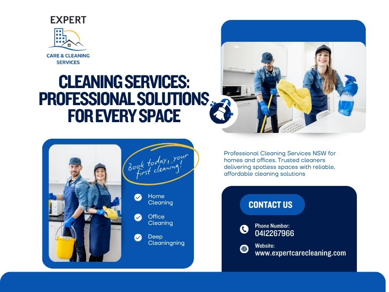 Cleaning Services NSW, Office Cleaning Service in NSW, Floor Cleaning Service in NSW, Expert Care & Cleaning